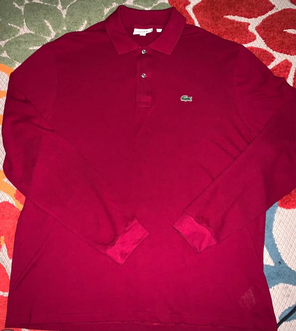 Lacoste Long Sleeve Polo Shirt XXL